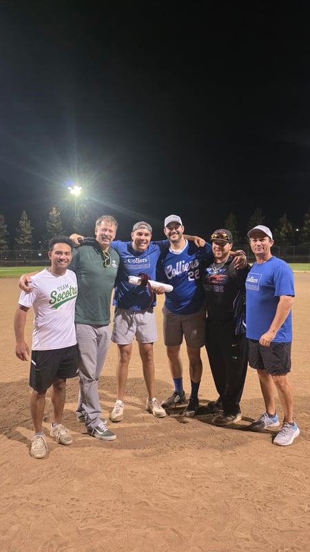 Champions Team Colliers with Organizers Keith Torres and Chris Baumann